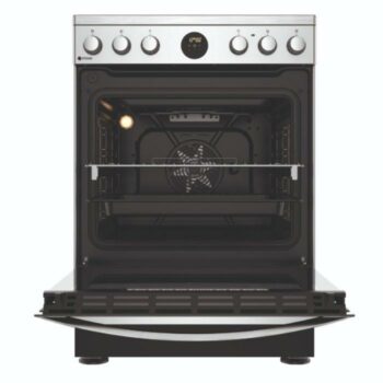 طباخ كهربائي 4 شعلات من انديست، 60×60 سم، IS67V8CCXT/E - ستانلس ستيل - متاجر