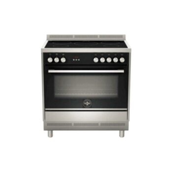 شفاط طباخ سفلي بحجم 90 سم + طباخ كهربائي 5 شعلات من لاجيرمانيا، TUS9CER61+K90TUSX – ستانلس ستيل - متاجر