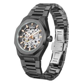 ساعة تورونادو رجالي 41 ملم سوار رمادي T24303-XBXXK رمادي - متاجر