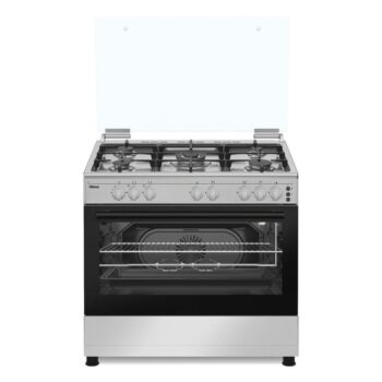 مجموعة ونسا من طباخ غاز 90x60 سم + غسالة تحميل أمامي 8 كجم + ثلاجة بفريزر علوي 15 قدم مكعب - متاجر