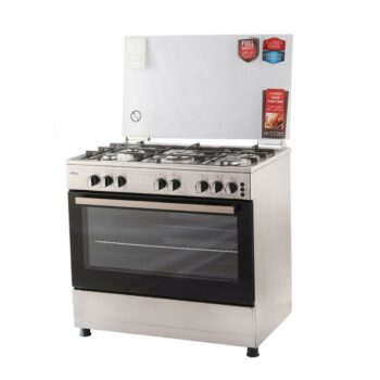 مجموعة ونسا من طباخ غاز 90x60 سم + غسالة تحميل أمامي 10 كجم + ثلاجة بفريزر علوي 18 قدم مكعب - متاجر