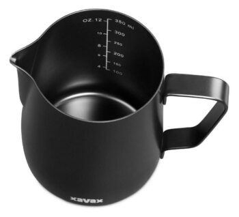 إبريق رغوة الحليب من زافاكس، 350 مل – أسود مطفي - متاجر