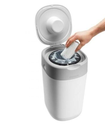 سلة التخلص من الحفاضات من تومي تيبي تويست آند كليك أدفانسد - أبيض (TT85100101) - متاجر