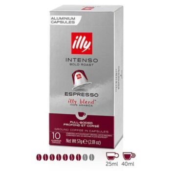 كبسولات نسبريسو ايلي انتنس اسبريسو 10 كبسولات 57 جرام - متاجر