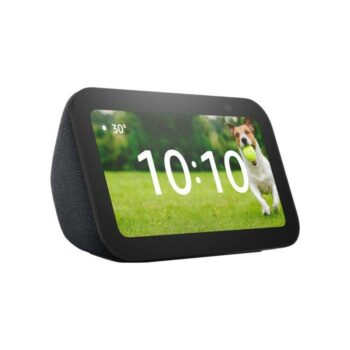 شاشة ذكية ايكو شو 5 الجيل الثالث من امازون، بدقة 2 ميجابكسل، B09B2SBHQK – أسود فحمي - متاجر