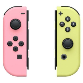 أذرع تحكم  جوي كون لجهاز نينتندو سويتش - وردي فاتح / أصفر فاتح - متاجر