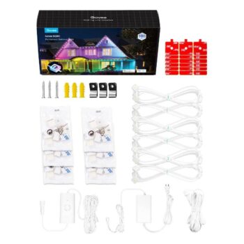 شريط إضاءة ليد فانتزي بيرمانينت للأماكن الخارجية، بطول 30م، H705A - متعدد الألوان - متاجر