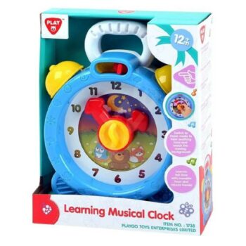 ساعة موسيقية تعليمية من بلاي جو - متاجر
