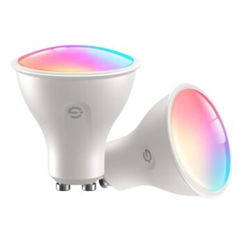 لمبة إضاءة جوفي الذكية بتحكم واي-فاي وبلوتوث، قطعتين - أبيض - متاجر