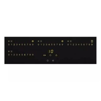 طباخ كهربائي سيراميك مدمج من ميلا، حجم 90 سم، KM 6565 – أسود - متاجر