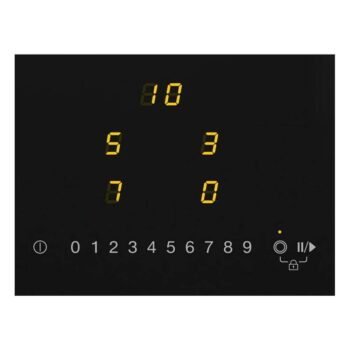 طباخ كهربائي سيراميك مدمج من ميلا، حجم 60 سم، KM 6520 – أسود - متاجر