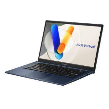 لابتوب آيسوس فيفوبوك 14، انتل كور 5، رام سعة 16 جيجابايت، اس اس دي سعة 512 جيجابايت، شاشة عالية الوضوح مقاس 14"، نظام التشغيل ويندوز 11 هوم، X1404VA-EB385W - أزرق - متاجر