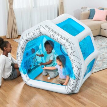 بيت لعب بيست واي القابل للنفخ للأطفال على شكل محطة فضاء، 125x105x117 سم 52632 - متاجر